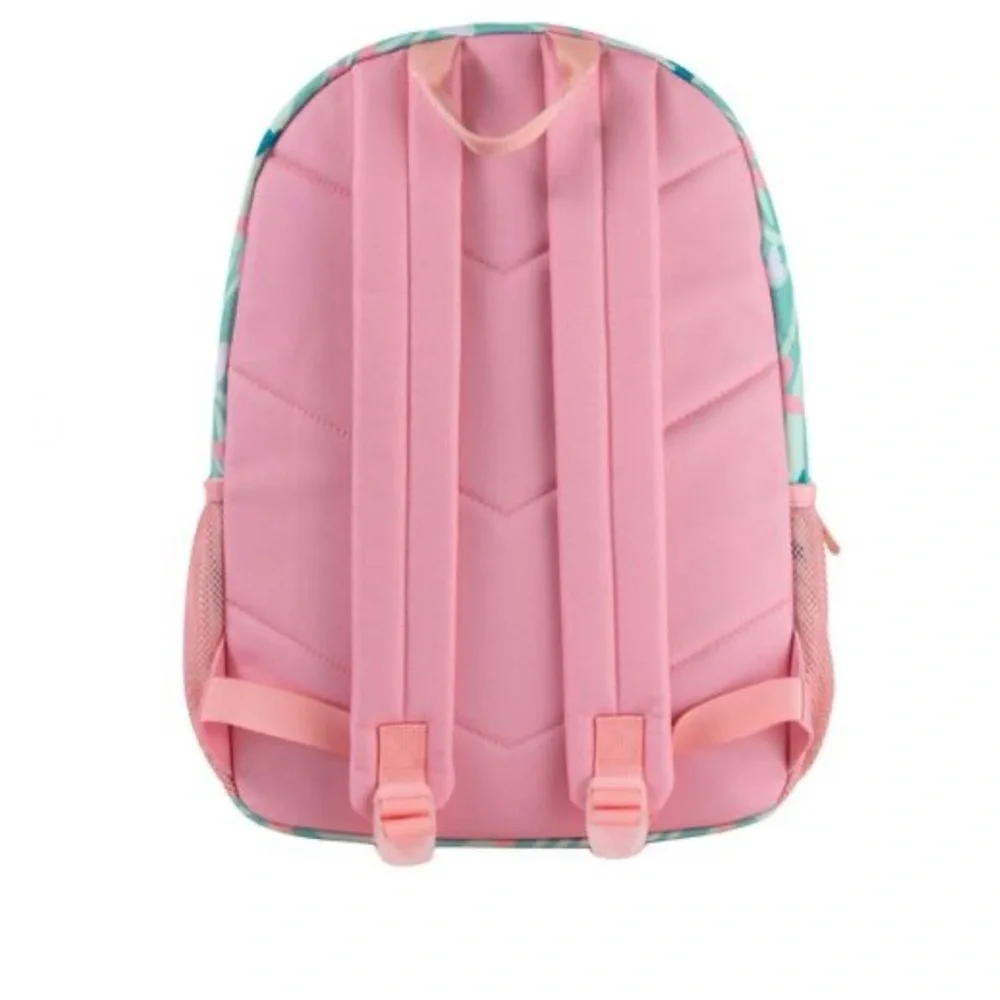 Aqua Blue and Pink Butterfly Laptop Back Pack, NWT